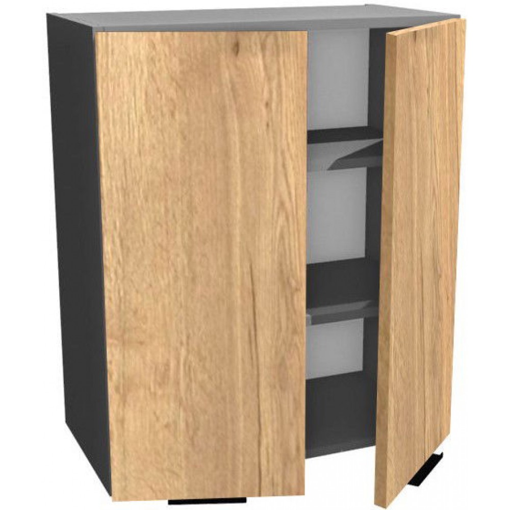 Κρεμαστό ντουλάπι Italia W6/72 2D-Φυσικό