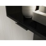 Κρεμαστό ντουλάπι Italia W3/94-Μαύρο