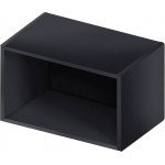 Κρεμαστό ντουλάπι ανοιχτό Italia WOK45/36-Μαύρο