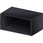 Κρεμαστό ντουλάπι ανοιχτό Italia WOK6/36-Μαύρο