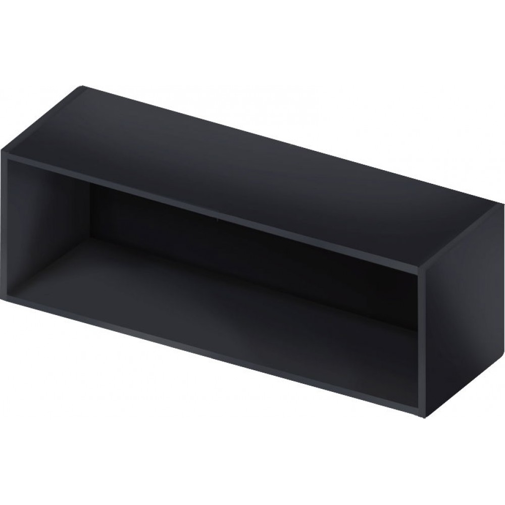 Κρεμαστό ντουλάπι ανοιχτό Italia WOK8/36-Μαύρο