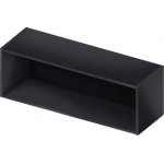 Κρεμαστό ντουλάπι ανοιχτό Italia WOK8/36-Μαύρο