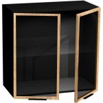 Κρεμαστό ντουλάπι βιτρίνα Italia WW6/58 2D-Φυσικό