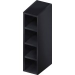 Κρεμαστό ντουλάπι ανοιχτό Italia WK15/72-Μαύρο