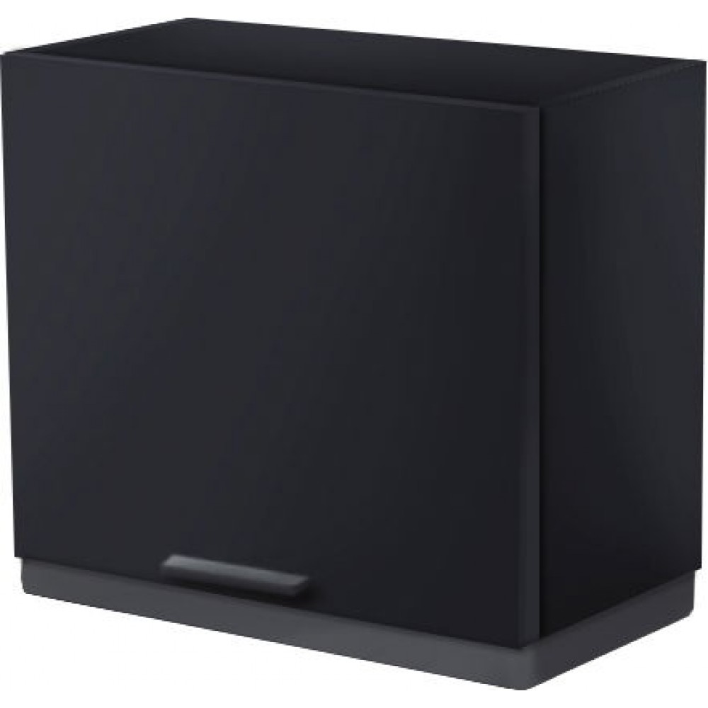 Κρεμαστό ντουλάπι απορροφητήρα Italia WO6/50 Slim-Μαύρο