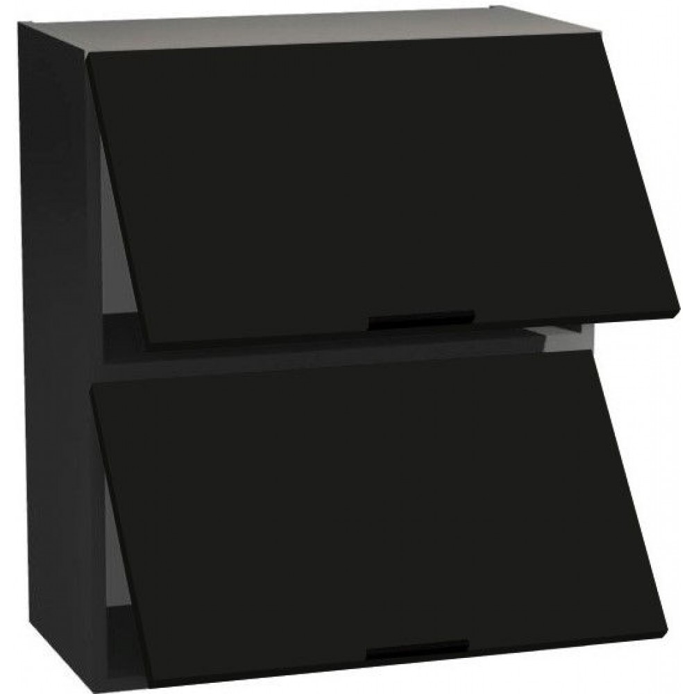 Κρεμαστό ντουλάπι Italia WPO8/72-Μαύρο