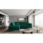 Γωνιακός καναπές Lanvin-Αριστερή-Prasino