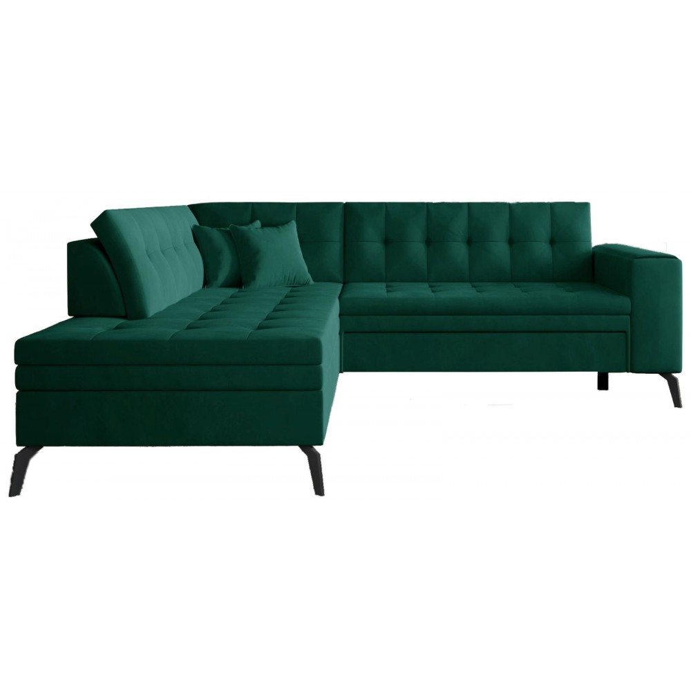 Γωνιακός καναπές Lanvin-Αριστερή-Prasino