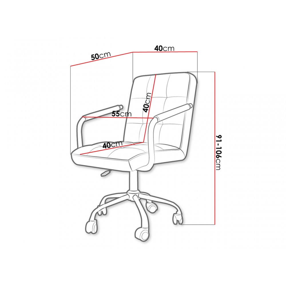 Καρέκλα γραφείου Muz 629-Mauro