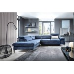 Γωνιακός καναπές Seattle-Mple Skouro-Αριστερή