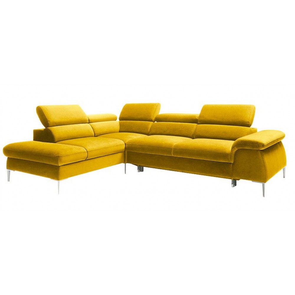 Γωνιακός καναπές Seattle-Kitrino-Αριστερή