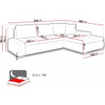 Γωνιακός καναπές Orkan mini-Mple