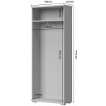 Γκαρνταρόμπα Realm 1D Plus