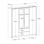 Ντουλάπα τετράφυλλη Canada