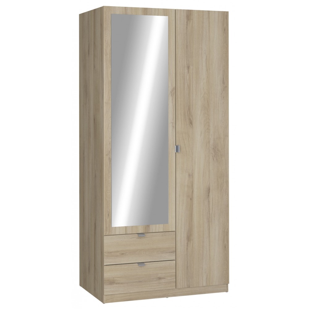 Ντουλάπα δίφυλλη Merita-Φυσικό