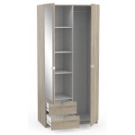 Ντουλάπα δίφυλλη Merita-Φυσικό