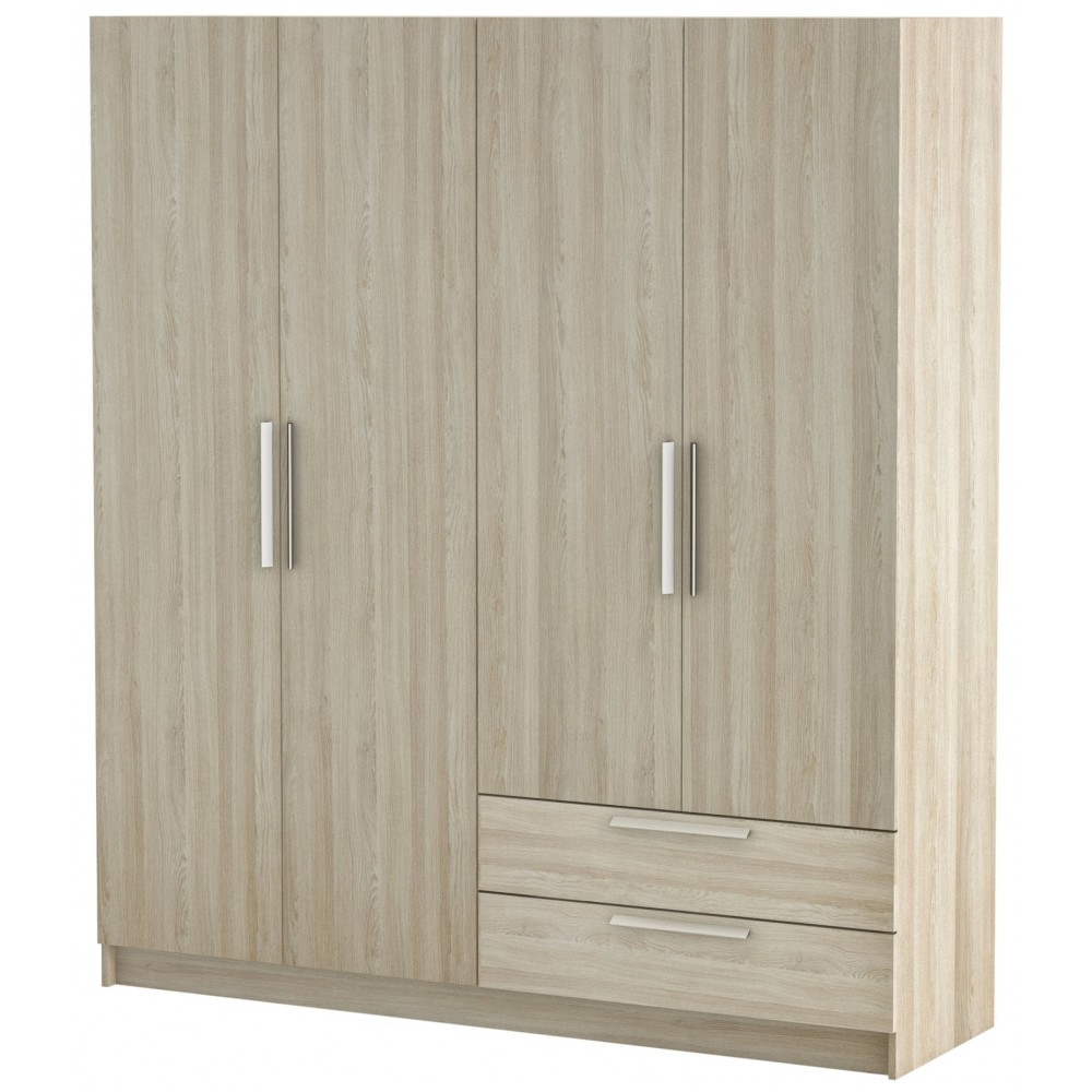 Ντουλάπα τετράφυλλη Erre-Λευκό