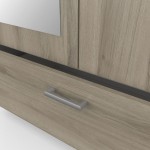 Ντουλάπα Coben δίφυλλη-Δρυς