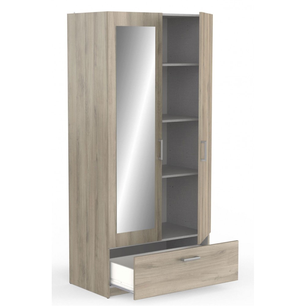 Ντουλάπα Coben δίφυλλη-Δρυς