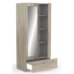 Ντουλάπα Coben δίφυλλη-Δρυς