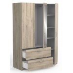 Ντουλάπα Coben τρίφυλλη-Δρυς