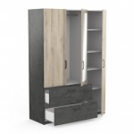 Ντουλάπα Coben τρίφυλλη-Drus-Gkri