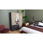 Ντουλάπα Coben τρίφυλλη-Drus-Gkri