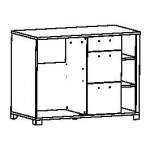 Ντουλάπι επιδαπέδιο Elier