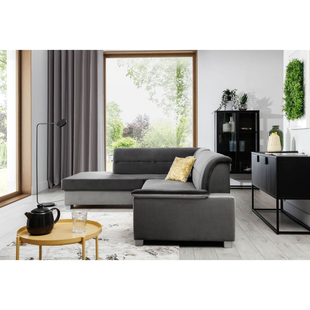 Γωνιακός καναπές Versus-Gkri Skouro - Gkri-Αριστερή