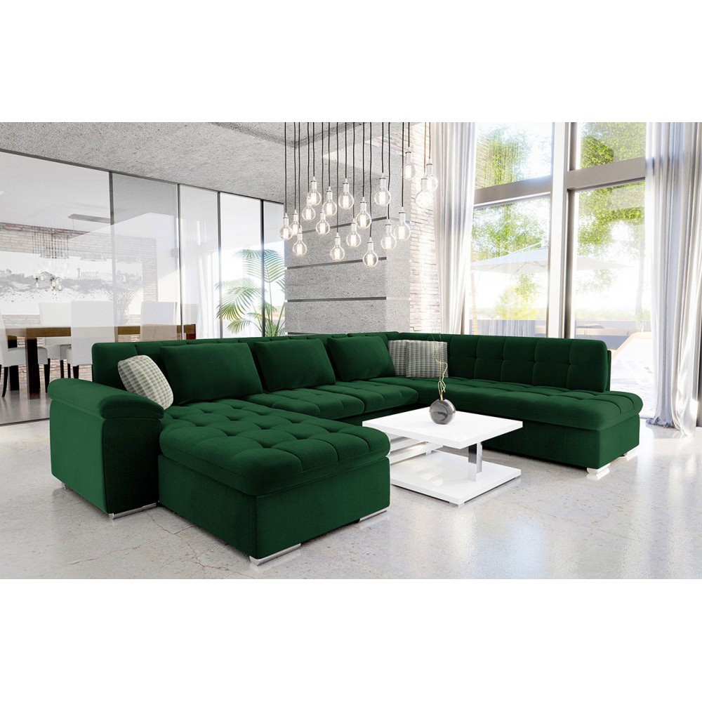 Γωνιακός καναπές Niko Bis-Αριστερή-Prasino