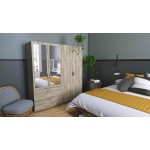 Ντουλάπα Coben τετράφυλλη-Δρυς