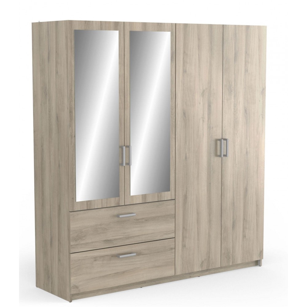 Ντουλάπα Coben τετράφυλλη-Δρυς