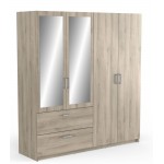 Ντουλάπα Coben τετράφυλλη-Δρυς