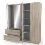 Ντουλάπα Coben τετράφυλλη-Δρυς