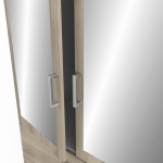 Ντουλάπα Coben τετράφυλλη-Δρυς