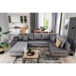 Γωνιακός καναπές Ginny-Gkri Skouro-Αριστερή