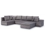 Γωνιακός καναπές Ginny-Gkri Skouro-Δεξιά