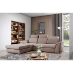 Γωνιακός καναπές Trieste-Αριστερή-Mpez Anoixto