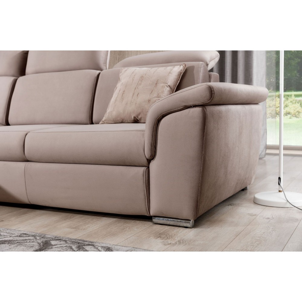 Γωνιακός καναπές Trieste-Αριστερή-Mpez Anoixto