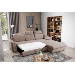 Γωνιακός καναπές Trieste-Δεξιά-Mpez Anoixto