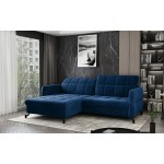 Γωνιακός καναπές Lorette-Mple Skouro-Αριστερή