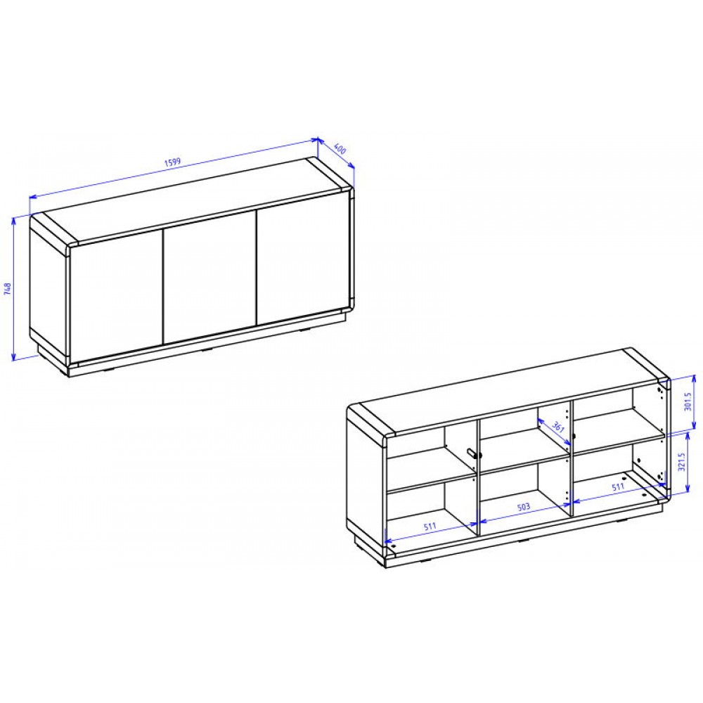 Μπουφές Martin 3D