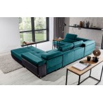 Γωνιακός καναπές Romeo-Αριστερή-Gkri-Petrol