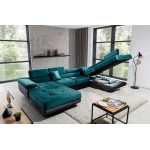 Γωνιακός καναπές Romeo-Δεξιά-Gkri-Petrol