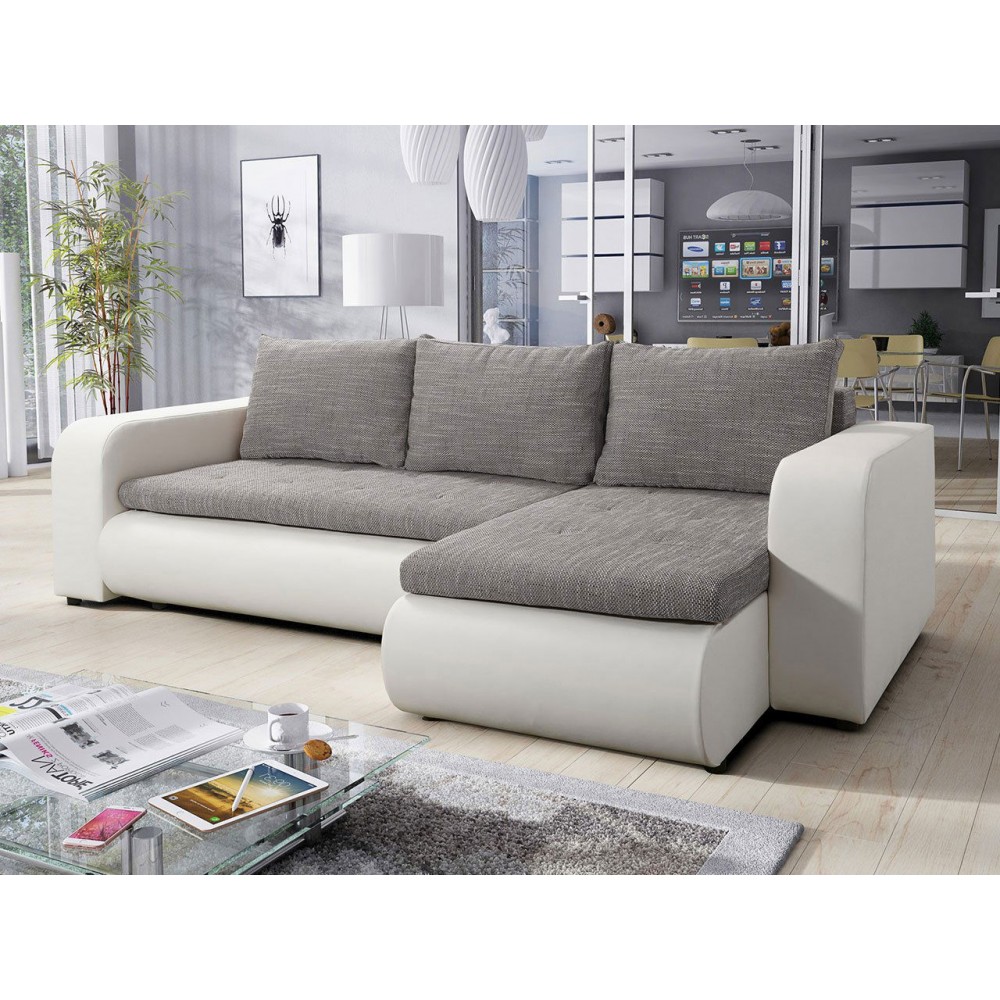 Γωνιακός καναπές Brooklyn-Gkri-Leuko