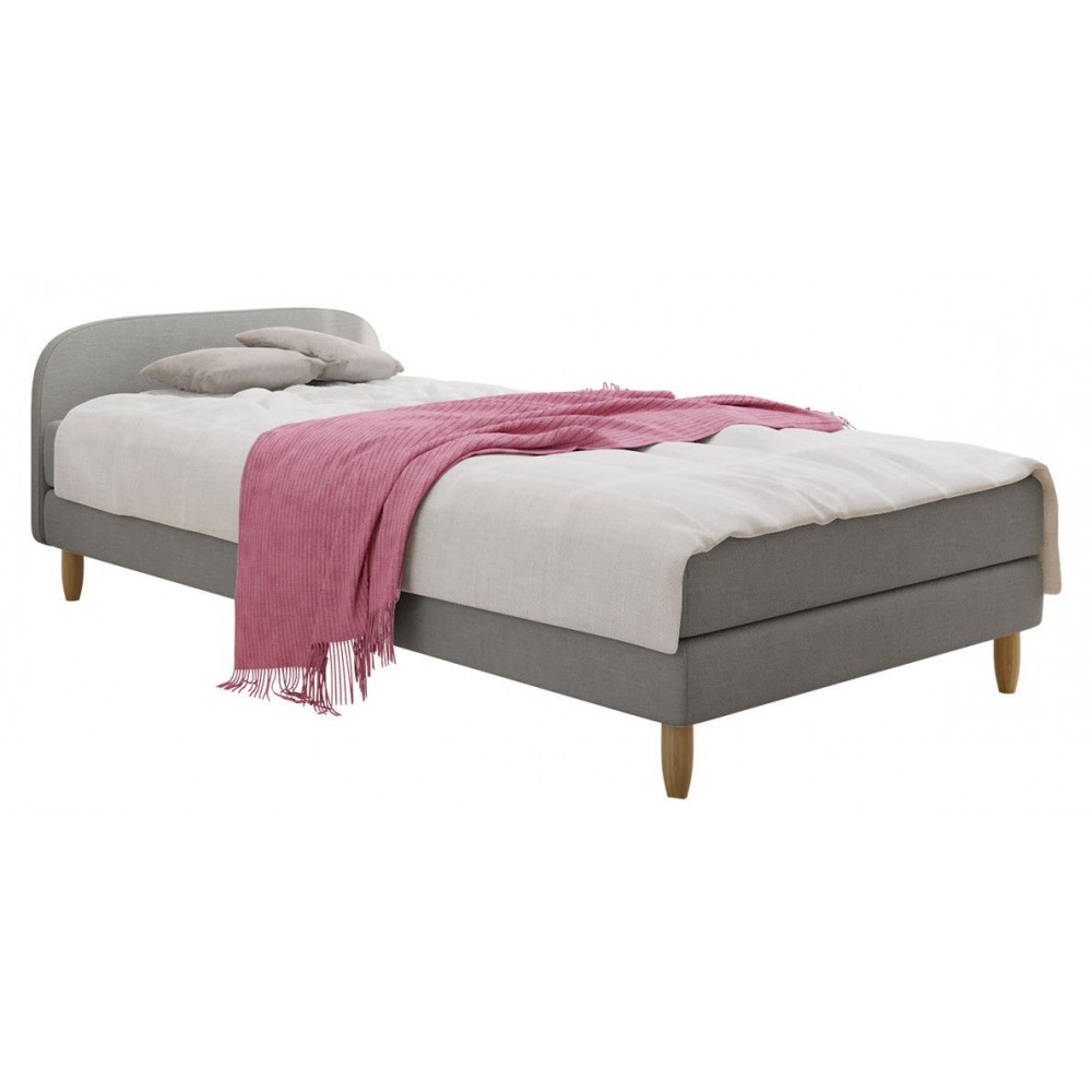 Επενδυμένο κρεβάτι Hot II-Gkri-120 x 200