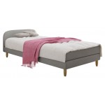 Επενδυμένο κρεβάτι Hot II-Gkri-90 x 200