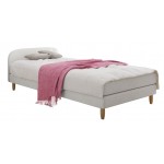 Επενδυμένο κρεβάτι Hot II-Gkri Anoixto-120 x 200