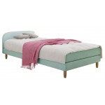 Επενδυμένο κρεβάτι Hot II-Prasino-90 x 200