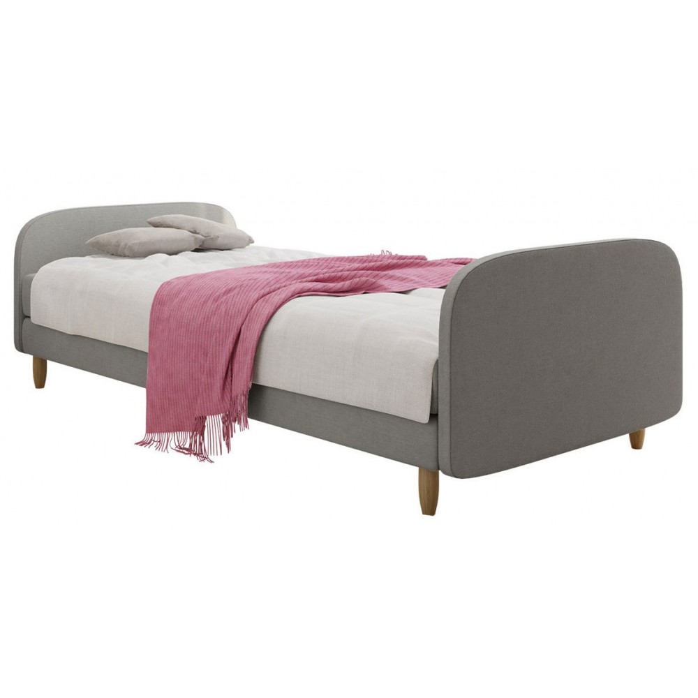 Επενδυμένο κρεβάτι Hot III-Gkri-120 x 200